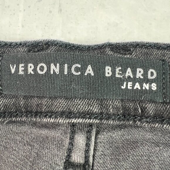 Veronica Beard Jeans Women's 36x27* Benzi Mid Rise Girlfriend Black Denim Tag 32 - Picture 6 of 16